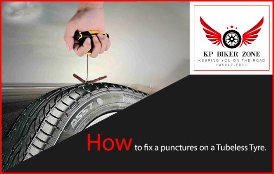 How to fix a punctures on a Tubeless Tyre.