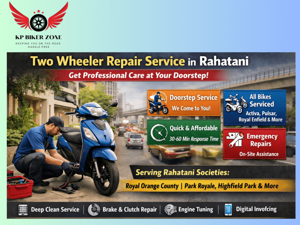 Two wheeler repair in Rahatani