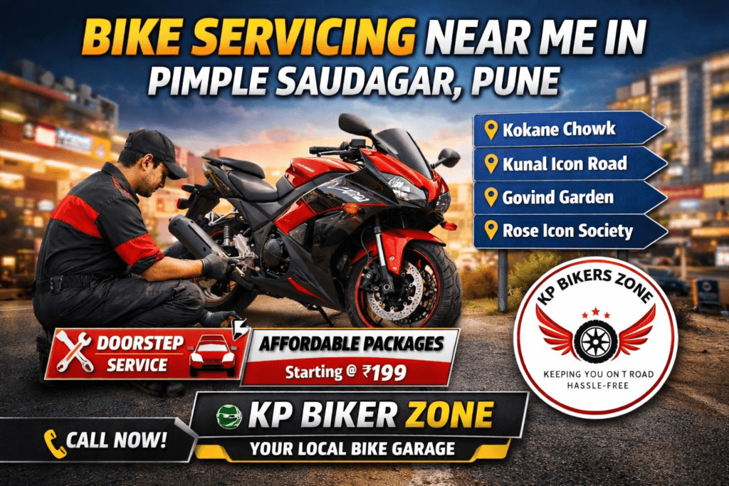 Bike Servicing Near Me in Pimple Saudagar Pune | KP Biker Zone