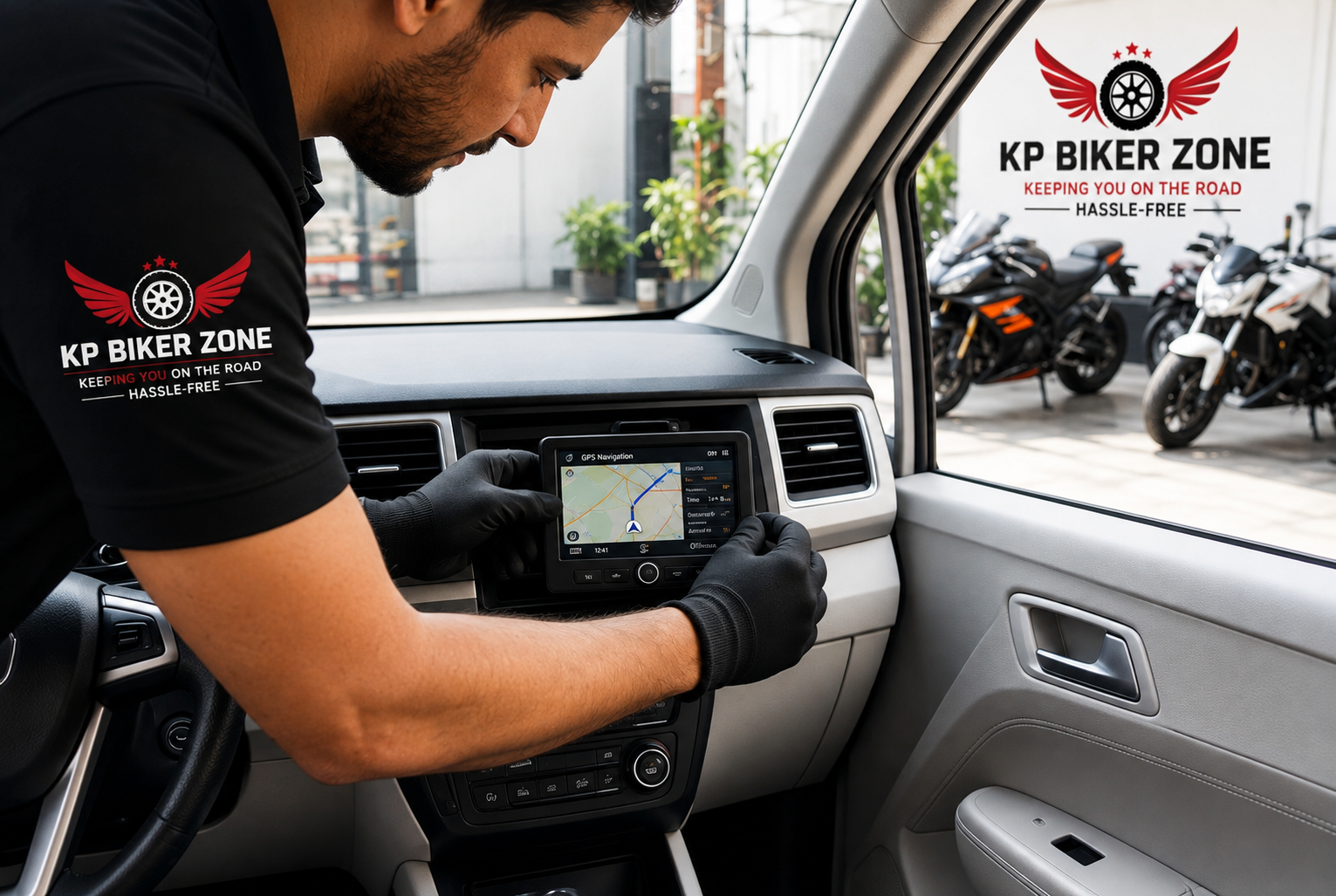 Car GPS Installation 1