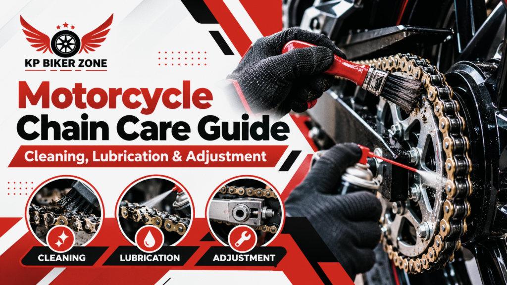 Motorcycle Chain Maintenance: Cleaning, Lubrication & Adjustment