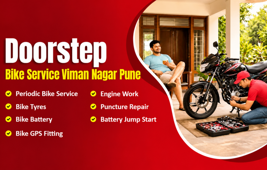 Doorstep Bike Service in Viman Nagar Pune - KP BikerZone