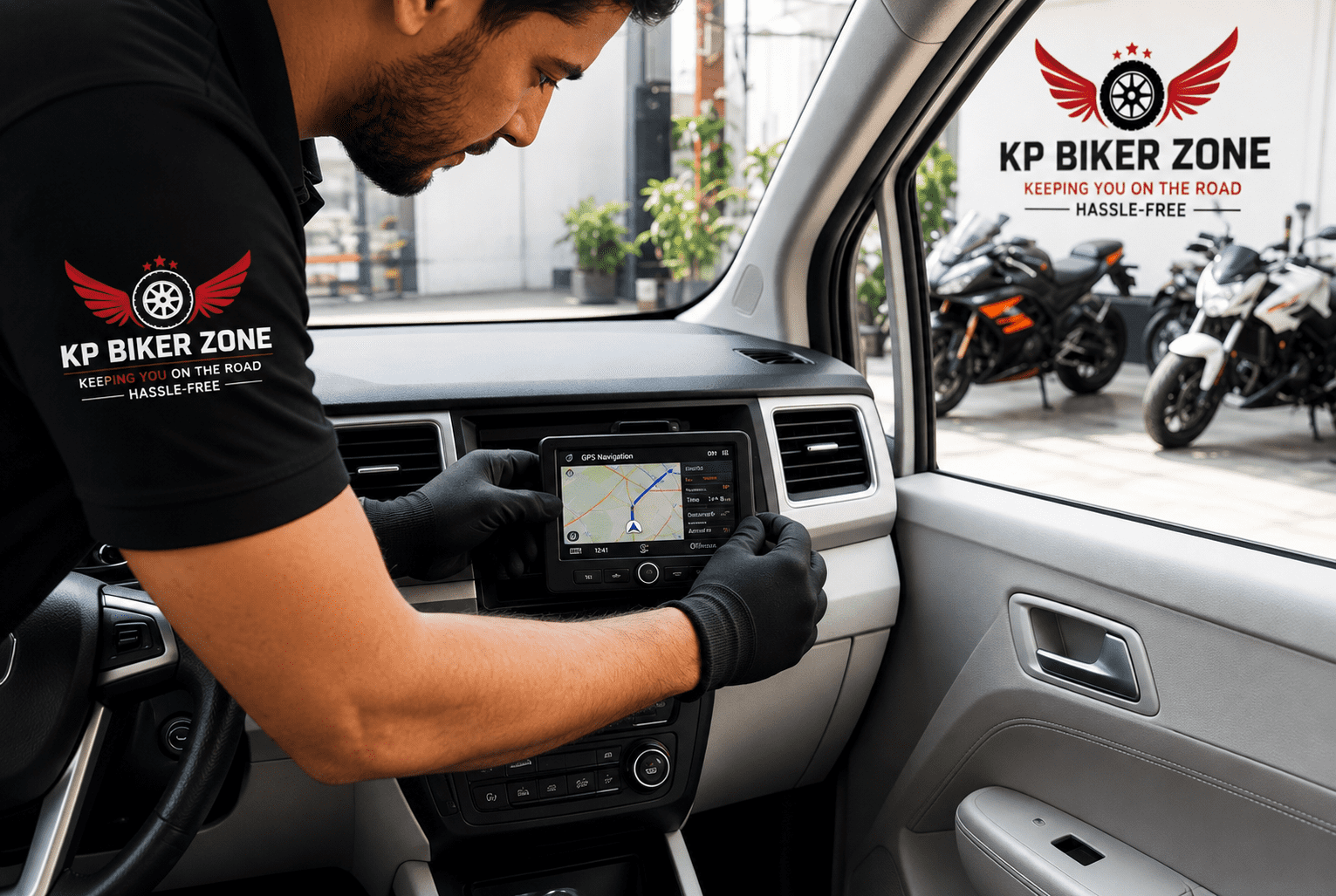 Car GPS Installation 1