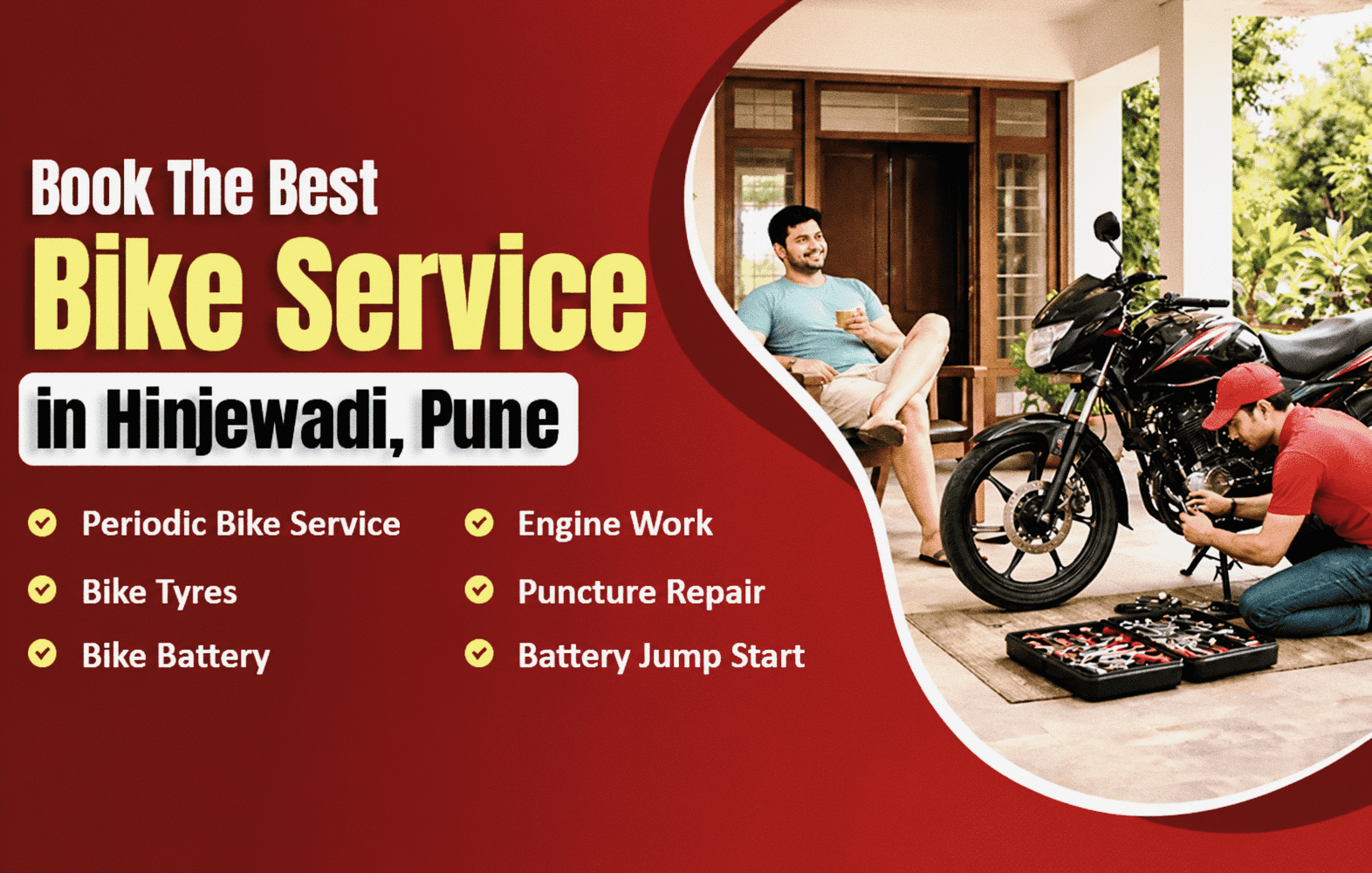 Bike Service in Hinjewadi Pune - KP BikerZone