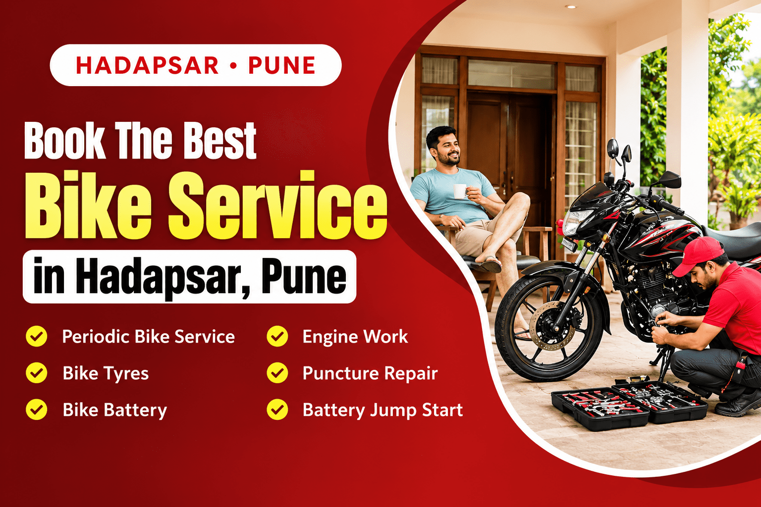 Bike Service in Hadapsar Pune