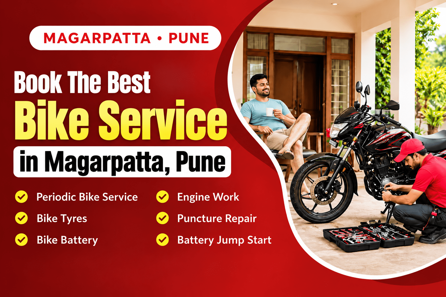 Bike Service in Magarpatta Pune